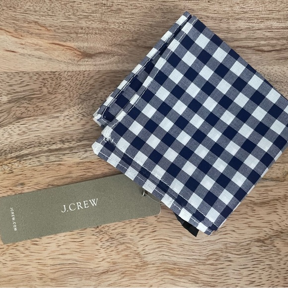 J. Crew Other - JCrew Gingham Pocket Square